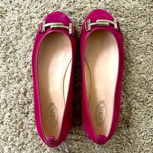 Tod’s Suede Ballet Flats